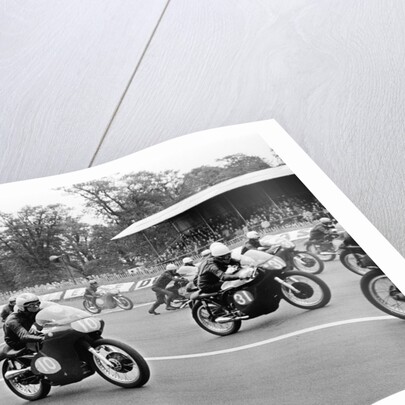 Motor Cycle Racing at oulton Park by Anonymous