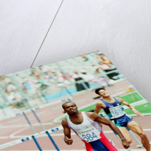 Kriss Akabusi, 1992 Olympic Games by Albert Cooper