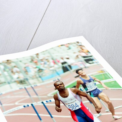 Kriss Akabusi, 1992 Olympic Games by Albert Cooper