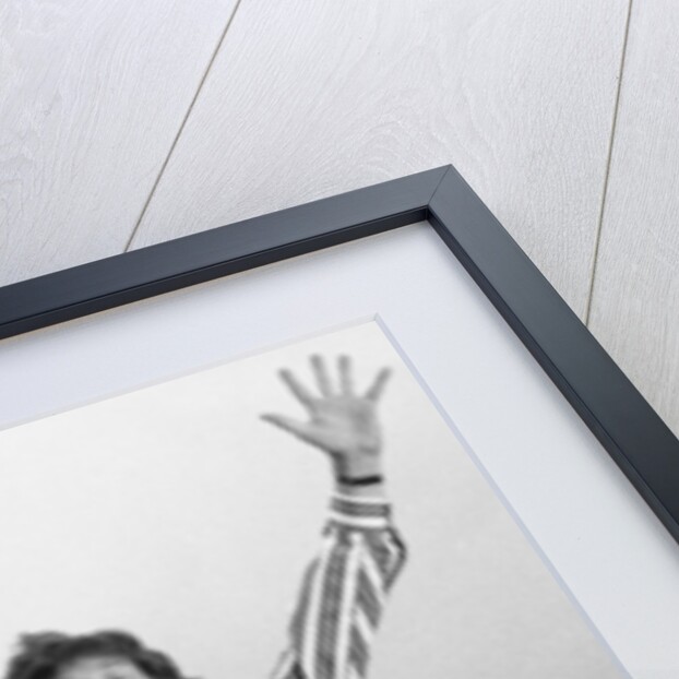 Mick Jagger on the roof of the Daily Mirror building by Anonymous