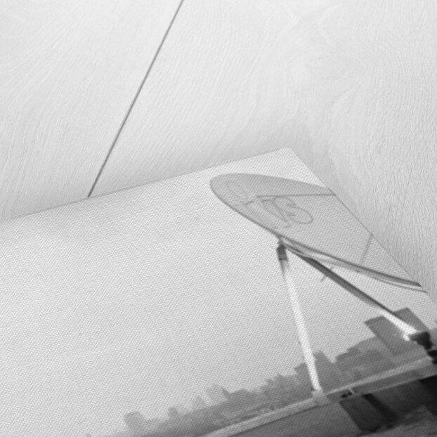 Mick Jagger on the roof of the Daily Mirror building by Anonymous