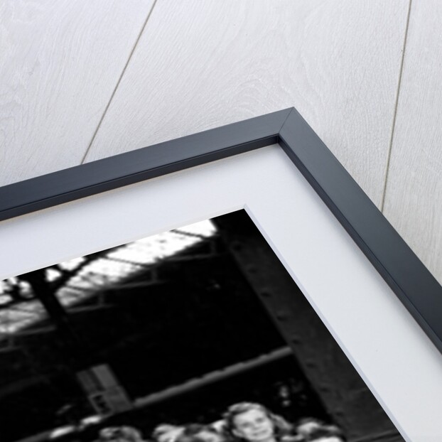 Group of children at a London Station ready to leave for the safety of the countryside by Anonymous