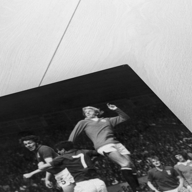 Denis Law seen here in action against Ipswich at Old Trafford by Staff