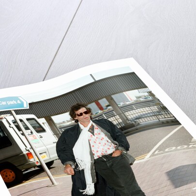 Rolling Stones: Keith Richards at London Heathrow Airport by Victor Crawshaw