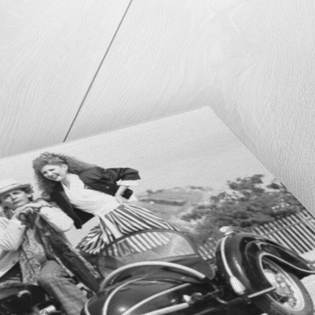 Melanie the doctors assistant played by Bonnie Langford with the seventh Dr Who Sylvester McCoy by Hartley