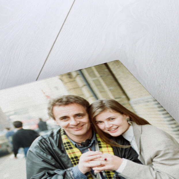 Dr Who, Sylvester McCoy, with his assistant Ace alias Sophie Aldred by Anonymous