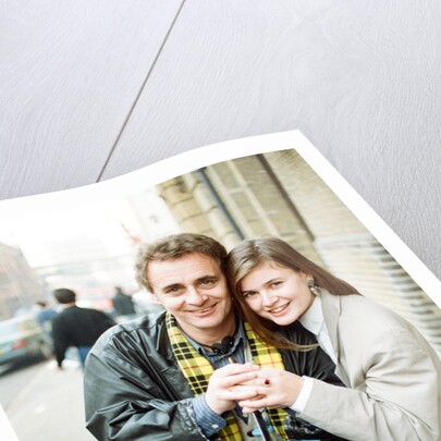 Dr Who, Sylvester McCoy, with his assistant Ace alias Sophie Aldred by Anonymous