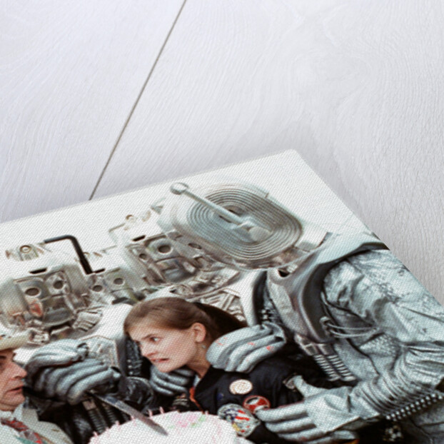 Sylvester McCoy as the Doctor and Sophie Aldred as Ace by Anonymous