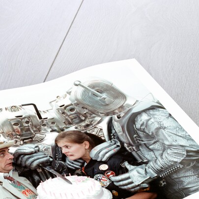 Sylvester McCoy as the Doctor and Sophie Aldred as Ace by Anonymous