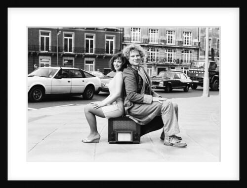 Colin Baker with Nicola Bryant by Bill Kennedy