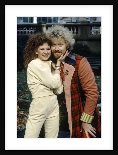 Colin Baker with Bonnie Langford by Anonymous
