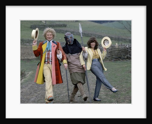 Colin Baker with Nicola Bryant who plays Perpugilliam 'Peri' Brown by Anonymous