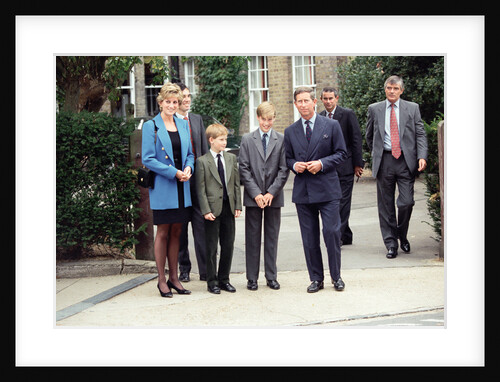Prince William before his first day at Eton by Kent Gavin