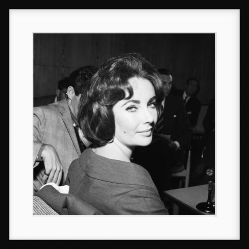 Elizabeth Taylor with husband Eddie Fisher by Terry Fincher