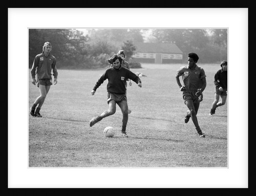 Fulham in training 1.976 by Arthur Sidey