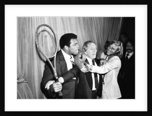 Andy Williams between Heavyweight Boxing champion and Bjorn Borg by Michael Daines