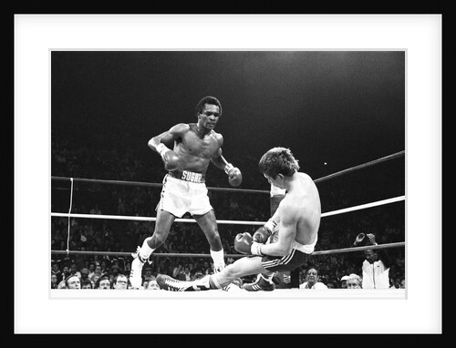 Dave 'Boy' Green v Sugar Ray Leonard by Fresco