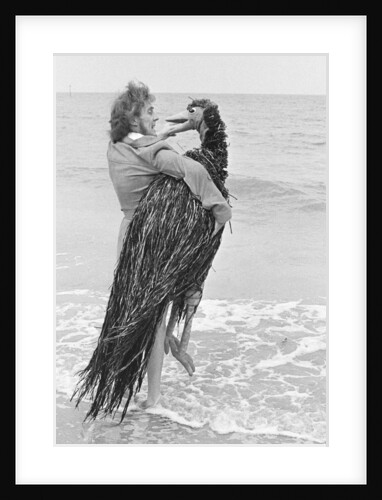 Rod Hull and Emu terrorising the holidaymakers on Clacton's beaches by Jack Curtis