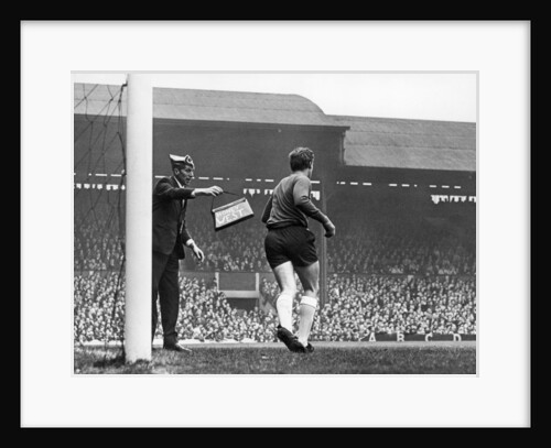 English League Division One match at Anfield by Alfred Markey