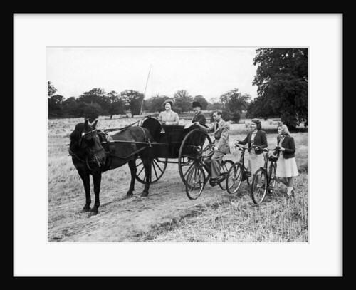 Royal tour of inspection of crops at Sandringham by Anonymous