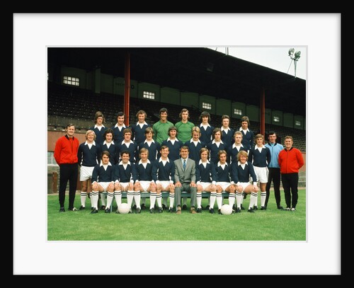 Falkirk F.C. pre season squad photograph 1972 by Daily Record