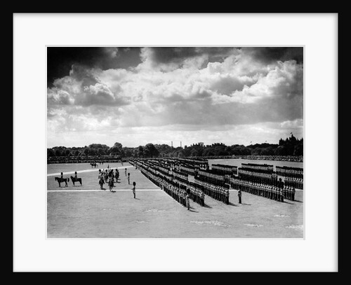 The King presents new colours by Staff