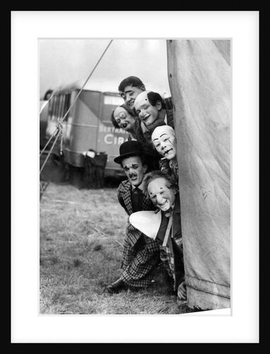 Clowns at the Bertram Mills circus by Staff
