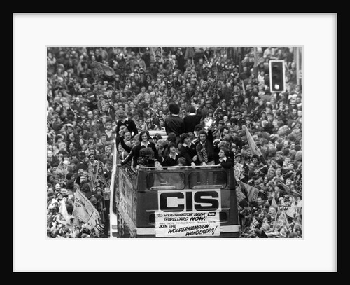 Wolverhampton Wanderers Wolves team return home with the League Cup by Anonymous