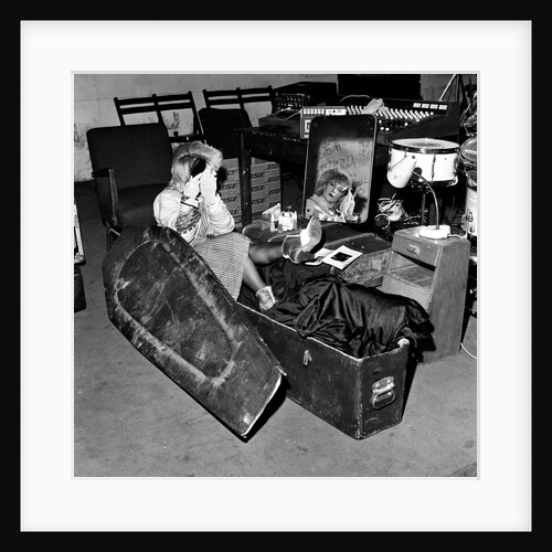 Toyah Willcox sleeping in her coffin by Roland Hicklin