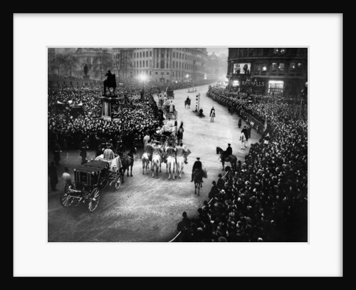 King George VI and Queen Elizabeth by Staff