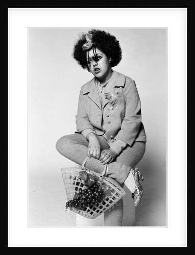 Poly Styrene Studio Portrait 1977 by Peter Stone