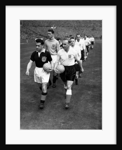 International match at Wembley Stadium 1955 by Malcolm MacNeill
