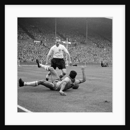 International Friendly match at Wembley Stadium 1956 by Staff