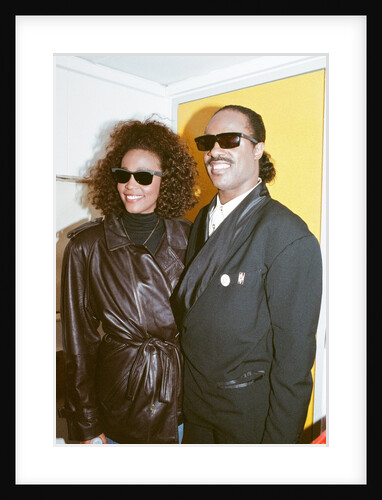 Whitney Houston and Stevie Wonder by Brendon Monks