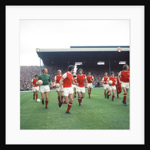 Arsenal v Man U league match August 1970 by Staff
