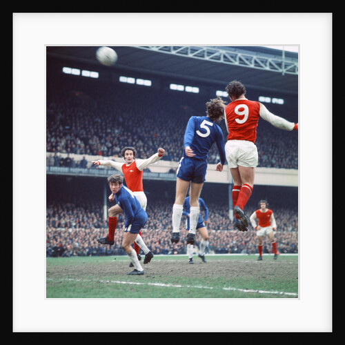Arsenal v Chelsea league match April 1971. by Staff