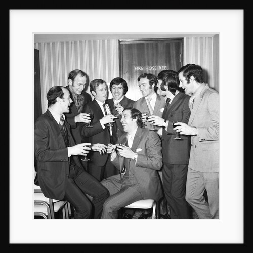 Football Players Night Out by Monte Fresco