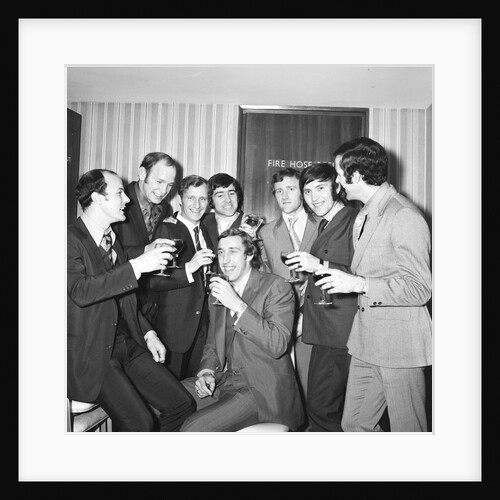 Football Players Night Out by Monte Fresco