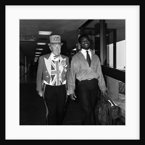 Laurie Cunningham at Heathrow Airport by Monte Fresco