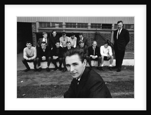 Brian Clough Derby manager 1967 by Martin Gilfeather