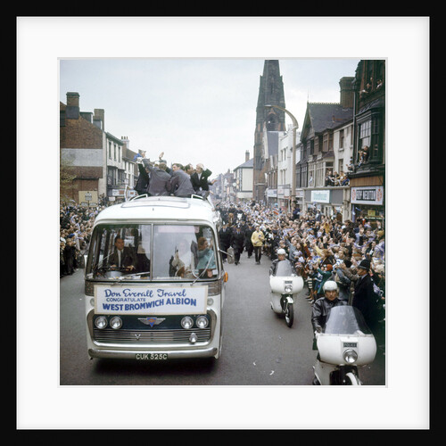 West Bromwich Albion return home with FA Cup 198. by Charles Ley