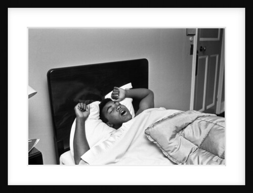Cassius Clay catches up on some sleep by Ley & Sidey