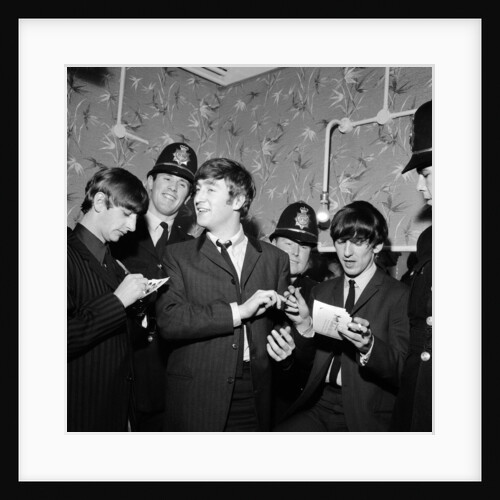 Pop Group The Beatles 1963 by Staff