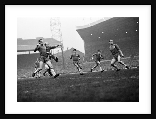 man Utd v Nottingham Forest 1967 by Ernest Chapman