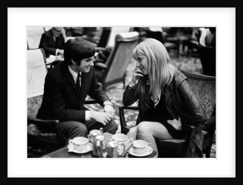 George Best and  girlfriend by Arthur Steel