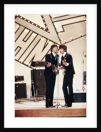 Paul McCartney and George Harrison by Staff