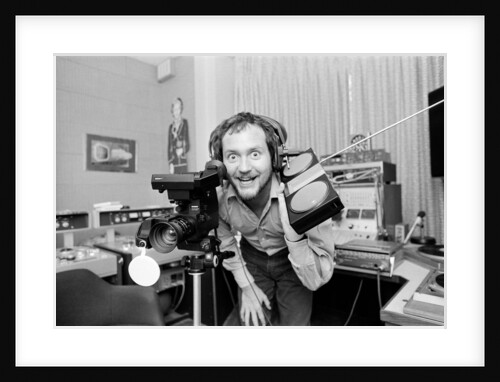 Kenny Everett in studio at home by Wilkinson