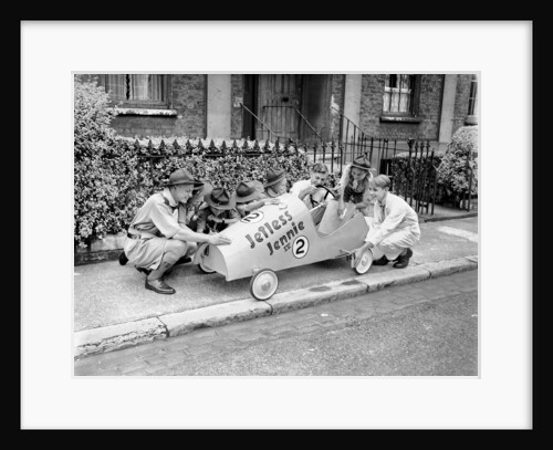 Soapbox Derby 1954 by Staff