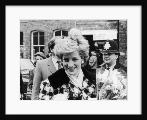 Princess Diana at Middlesbrough Station 1987 by Staff
