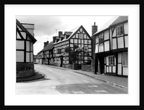Unicorn Hotel in Weobley 1970 by Andrew Varley